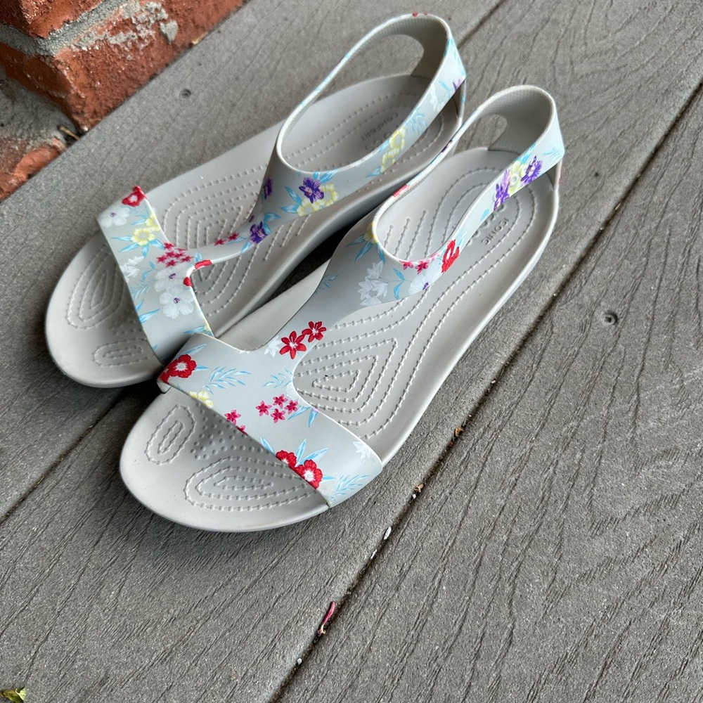 Crocs slip in Sandler with floral print - Picture 4 of 6